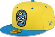New Era Men's New Era Yellow Sacramento River Cats Copa De La Diversion 59FIFTY Fitted Hat