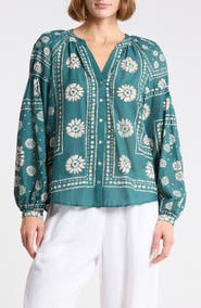 DR2 by Daniel Rainn Long Sleeve Cotton Top