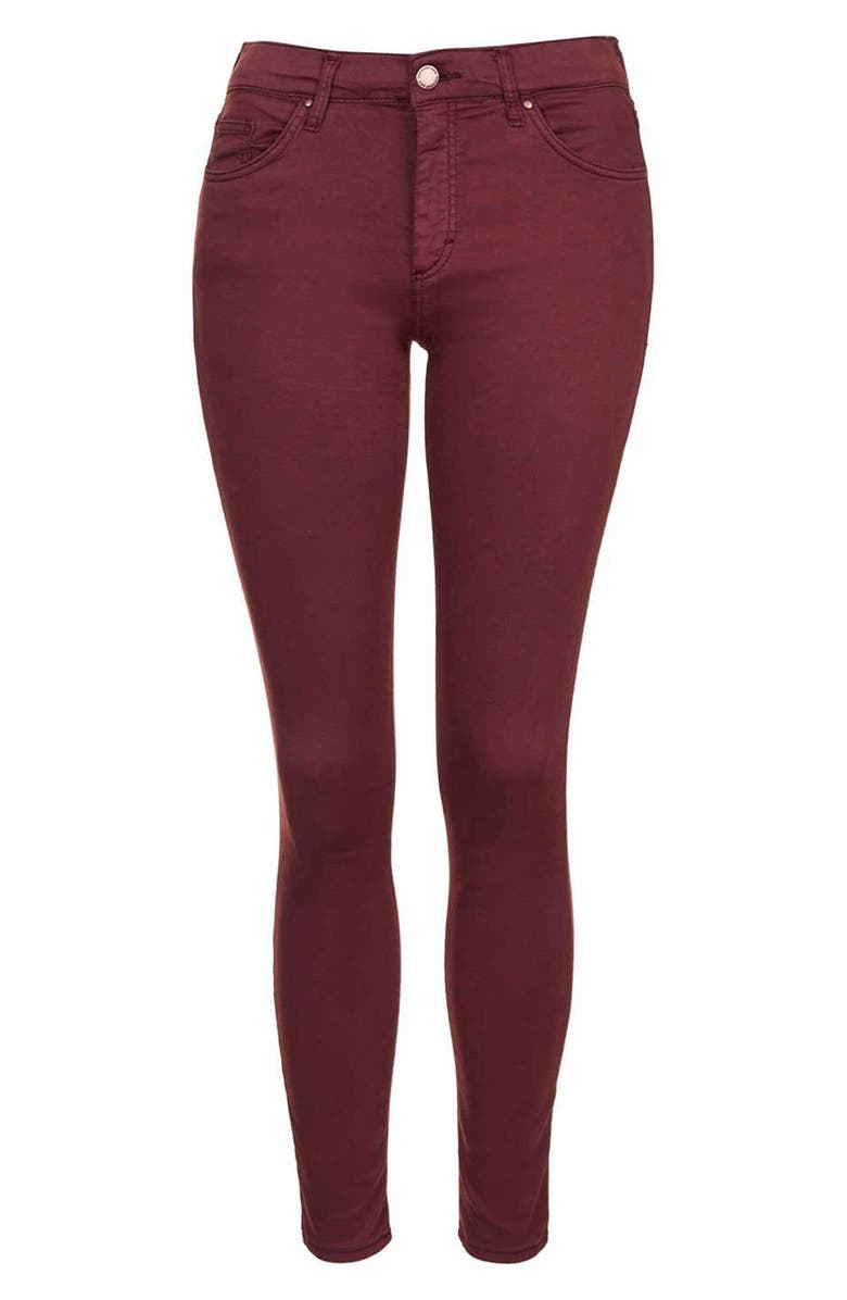Topshop Moto 'Leigh' Ankle Skinny Jeans, Alternate, color, 