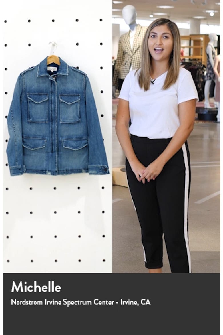 Wren Distressed Denim Jacket video