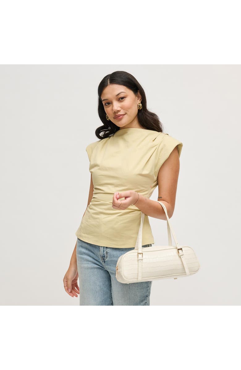 URBAN EXPRESSIONS HANDBAGS Athena Shoulder Bag, Alternate, color, Ivory