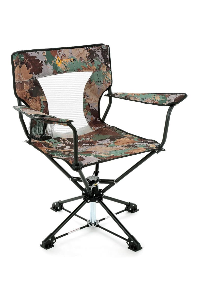 Outdoor 360° Camp Chair, Main, color, GREEN
