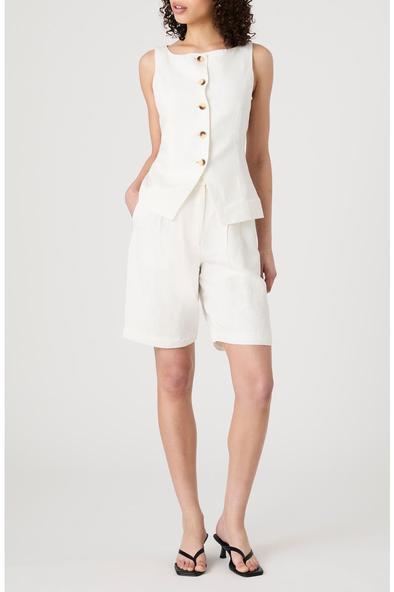 Cutaway Vest, Alternate, color, SUMMER WHITE