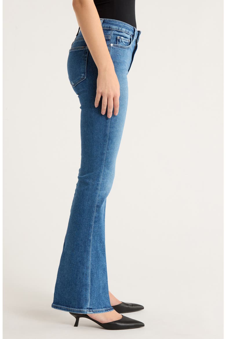Laurel Canyon High Waist Bootcut Jeans, Alternate, color, BOOKSHELF
