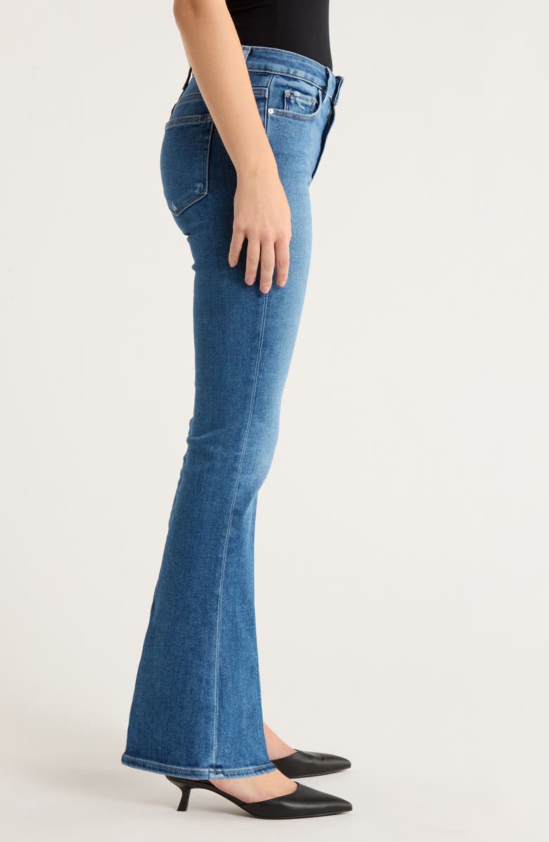 PAIGE Laurel Canyon High Waist Bootcut Jeans, Alternate, color, Bookshelf