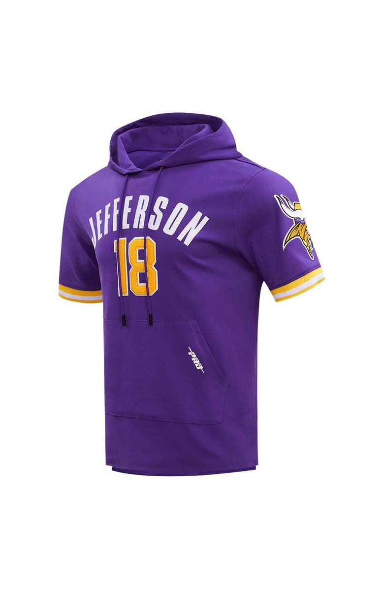 PRO STANDARD Men's Pro Standard Justin Jefferson Purple Minnesota Vikings Player Name & Number Hoodie T-Shirt, Alternate, color, Purple