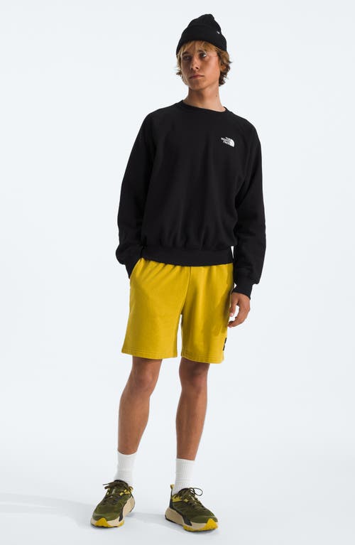 Shop The North Face Evolution Fleece Sweatshirt In Tnf Black/tnf White