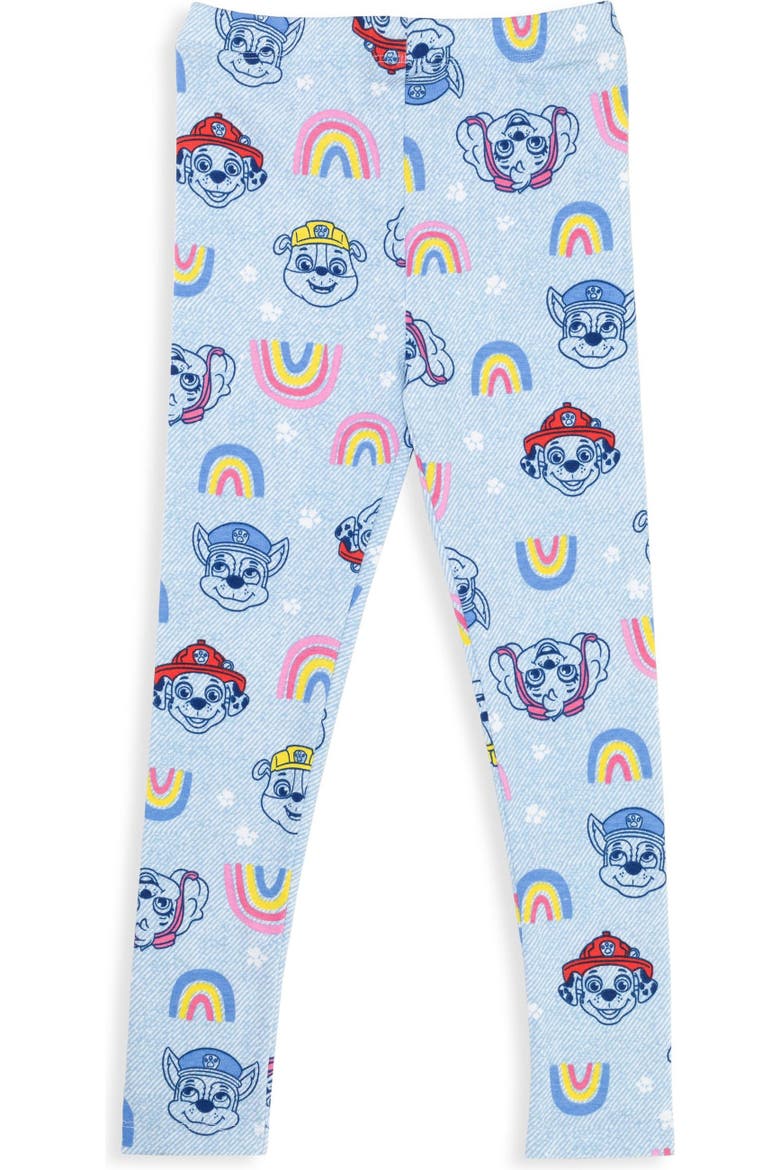 2-Piece T-Shirt and Leggings Set, Alternate, color, Light Pink Light Blue