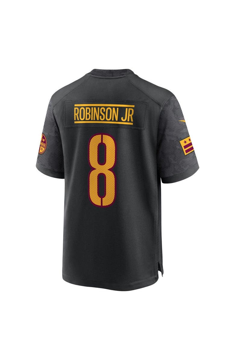 Nike Men's Nike Brian Robinson Jr. Black Washington Commanders Alternate Game Jersey, Alternate, color,