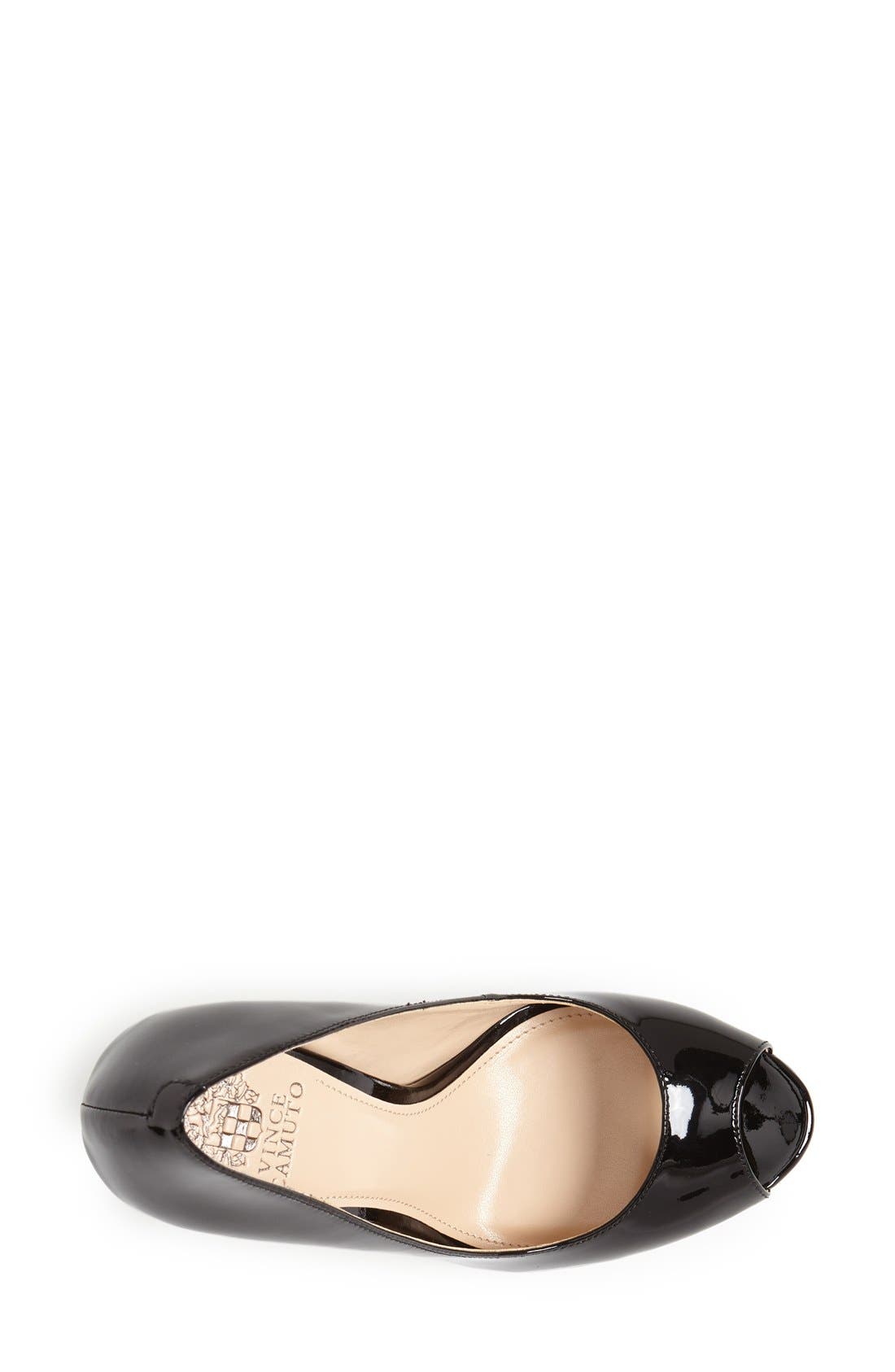Vince Camuto 'Lorim' Peep Toe Platform Pump, Alternate, color, 