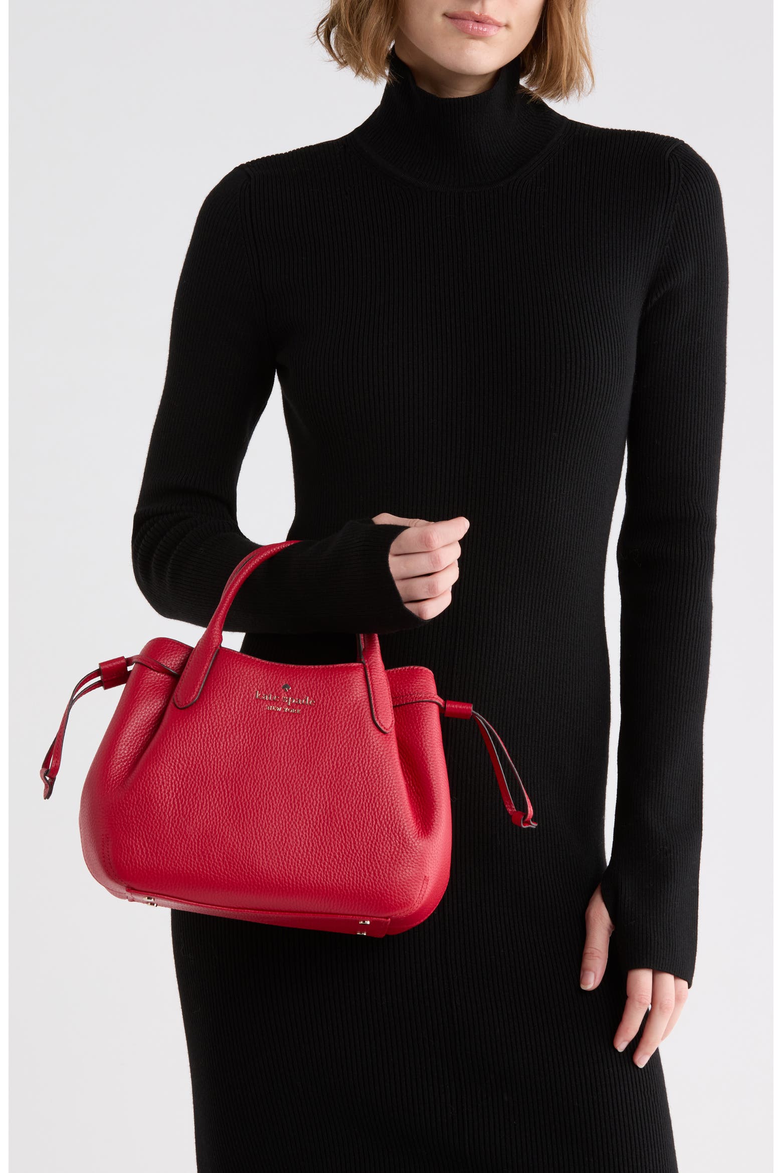 Small Method Cover Kate Spade New York Small Dumpling Leather Satchel (Women) | Nordstromrack