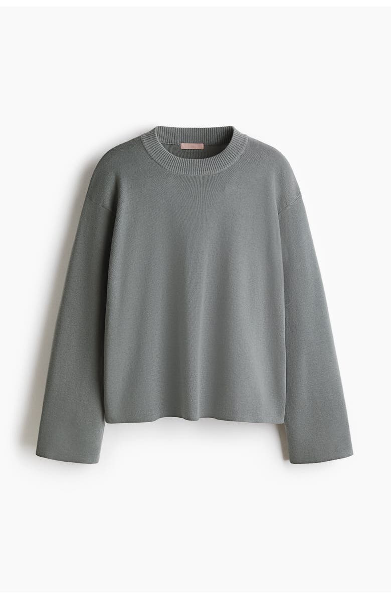 H&M Oversized Jumper, Alternate, color, Dark Dusty Green