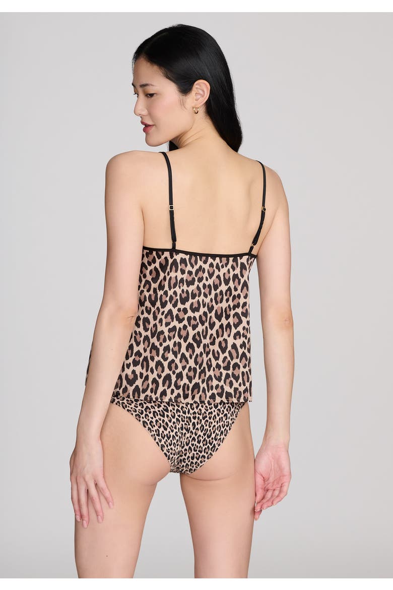 The String Tie Tank, Alternate, color, ICONIC LEOPARD