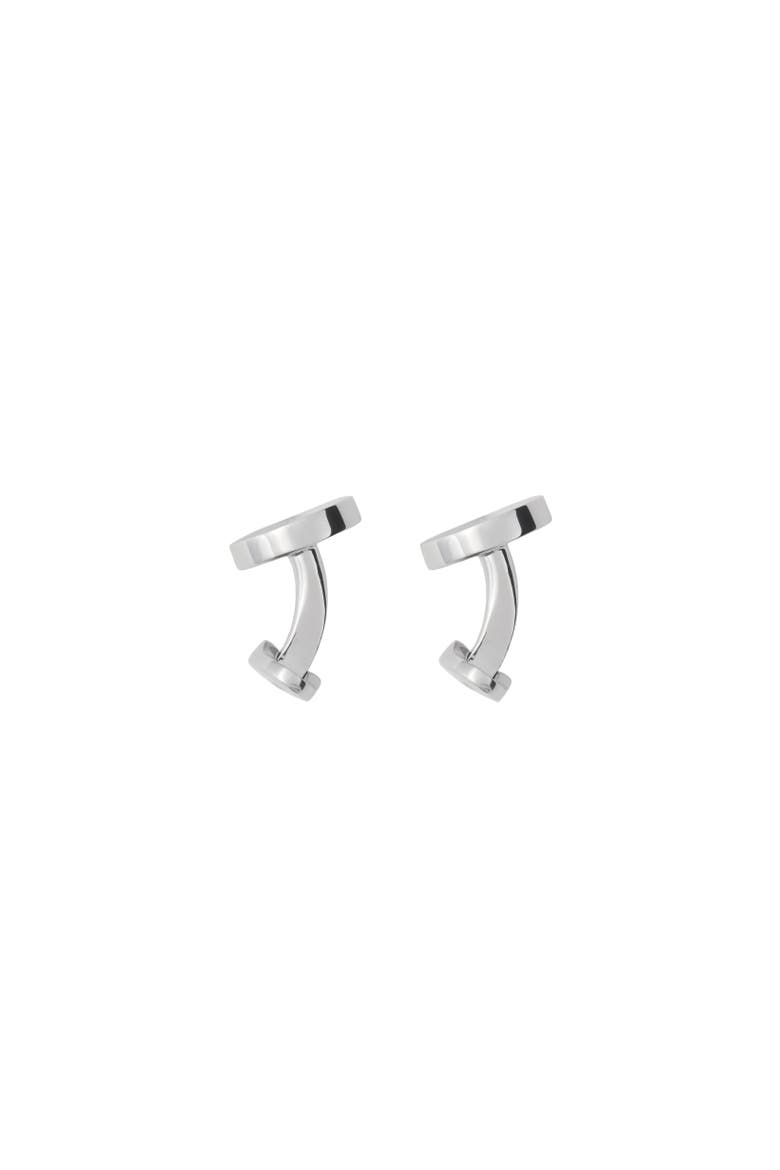 Logo Cufflinks, Alternate, color, Silver