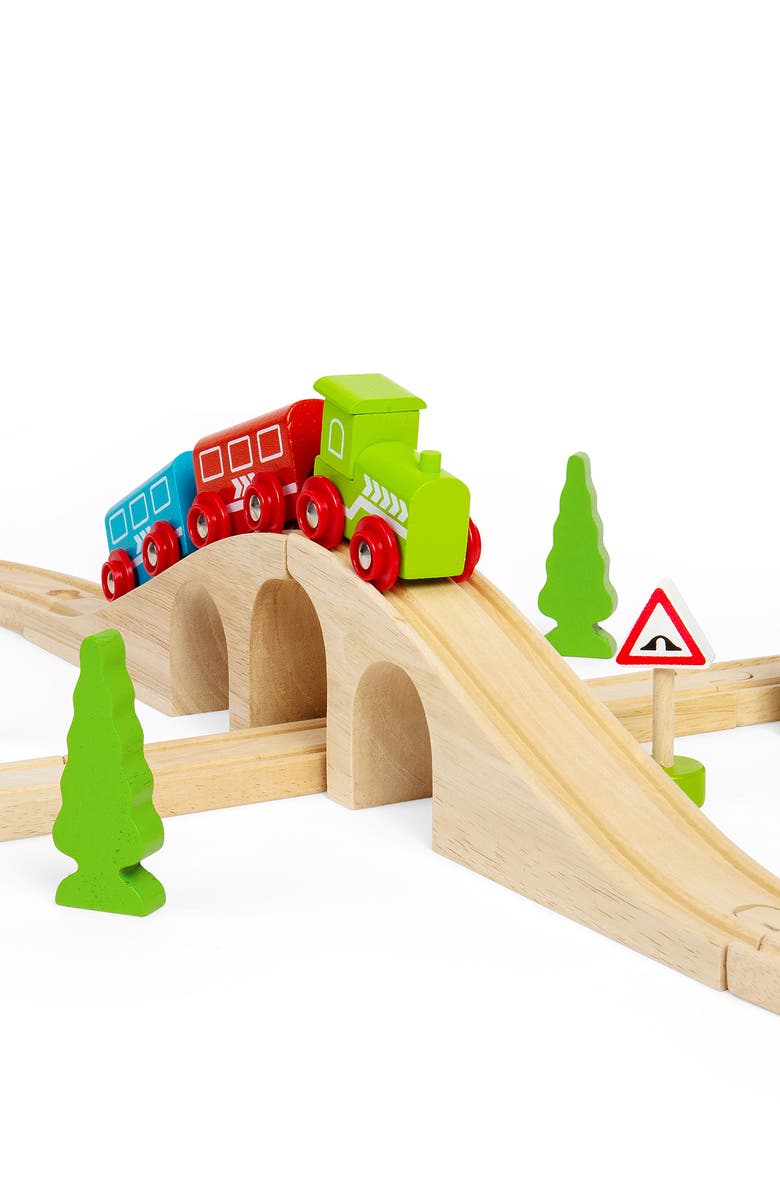 Bigjigs Rail Figure of Eight Train Set, Alternate, color, Multicoloured