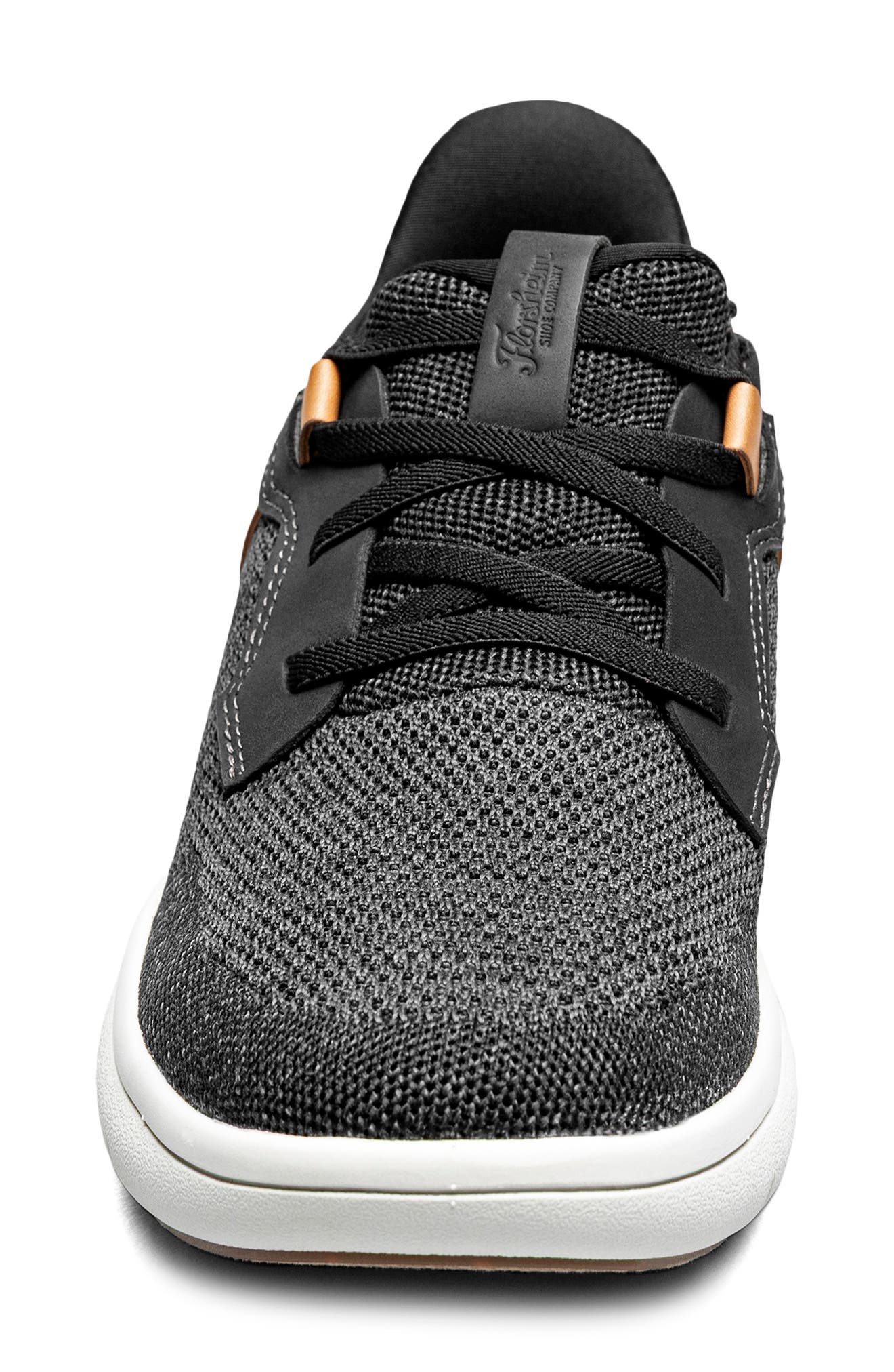 Fleet Knit Elastic Sneaker, Alternate, color, BLACK MULTI