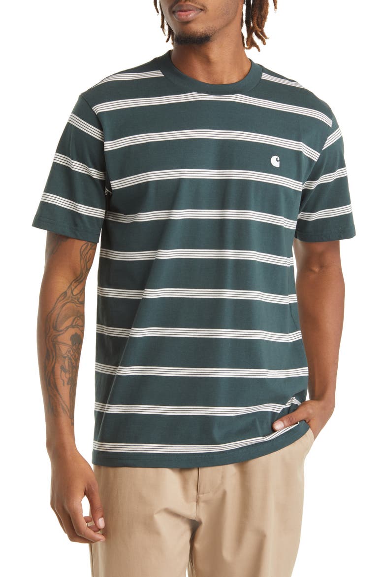 Glover Stripe T-Shirt, Main, color, GLOVER STRIPE JUNIP