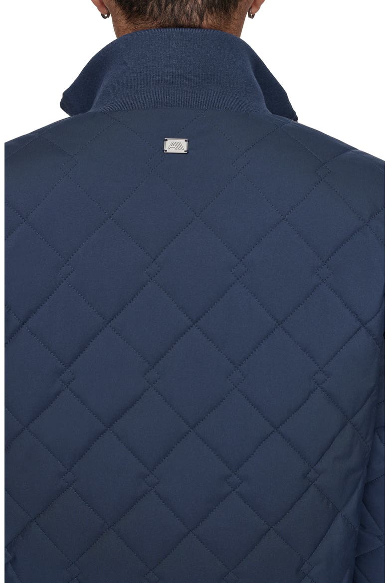 Amberg Water Resistant Jacket, Alternate, color, INK
