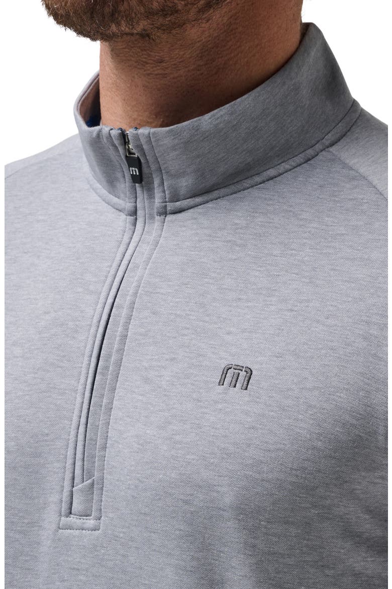 Upgraded Half Zip Pullover, Alternate, color, HEATHER GREY