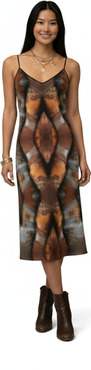 Lunaversoul Metal Helix Slip Dress