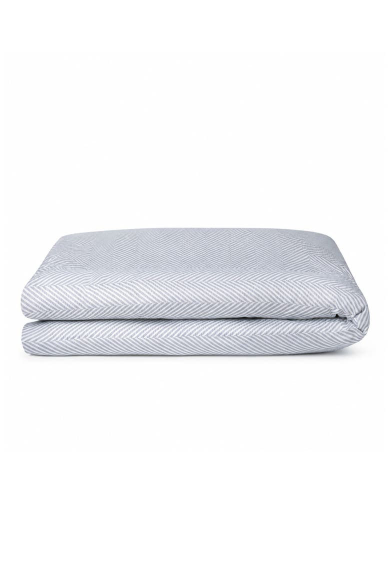 Cotton Crib Duvet Cover, Main, color, LEZE BLUE