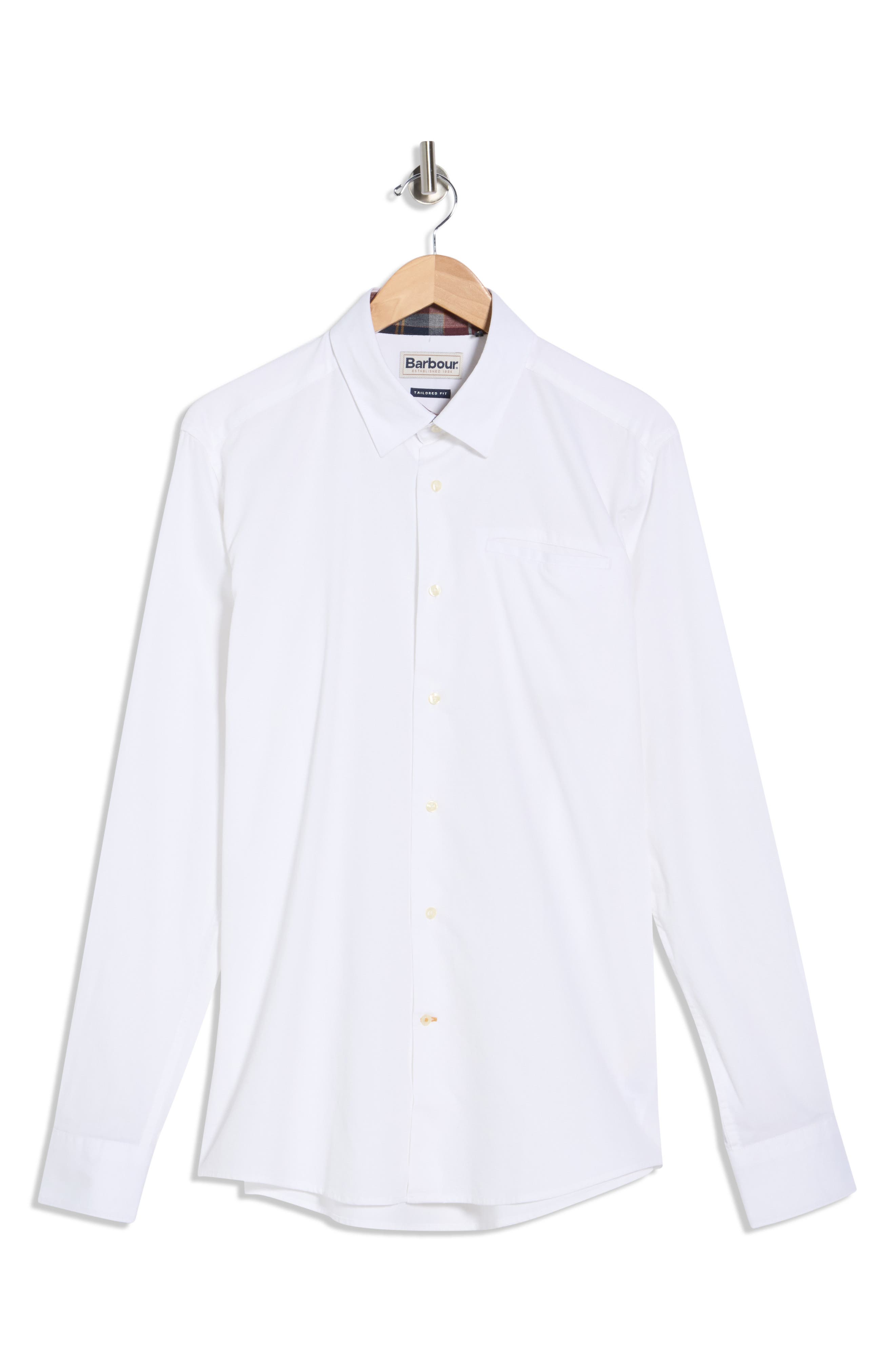 Barbour Lyle Tailored Fit Stretch Cotton Button-Up Shirt