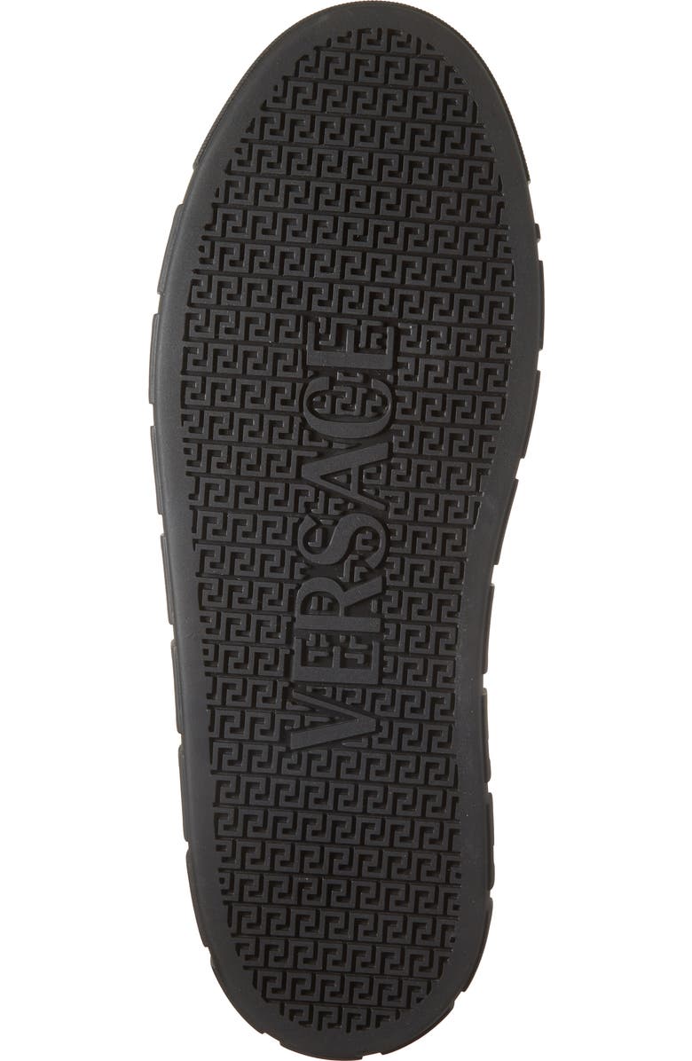 Versace Biggie Greca Low Top Sneaker, Alternate, color, Black Antracite Ruthenium