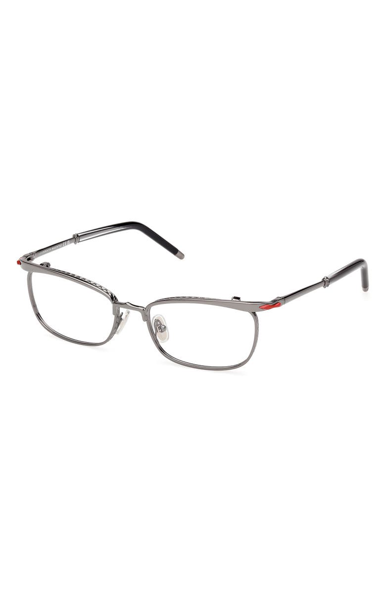 Christian Louboutin 54mm Oval Optical Glasses, Alternate, color, 