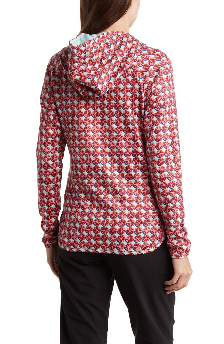 Original Penguin Pomegranate Geometric Golf Hoodie, Alternate, color,