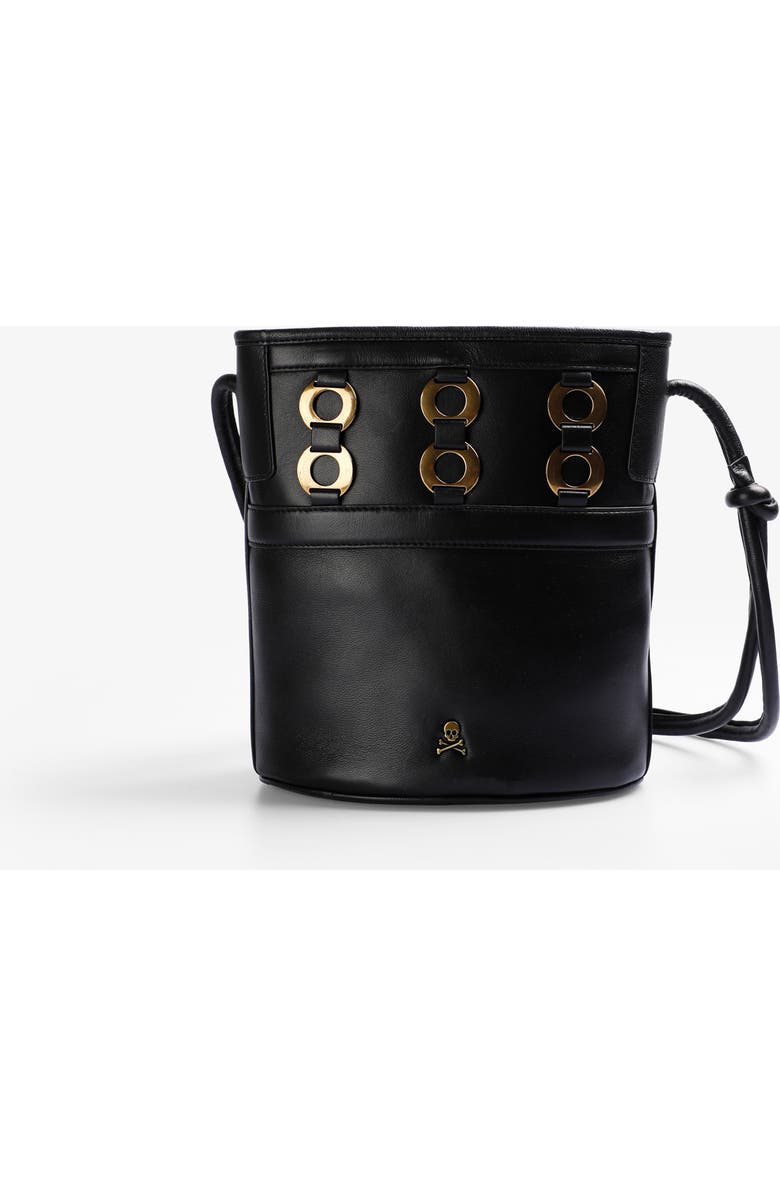 Scalpers Cube Sandal Bag, Alternate, color, Black