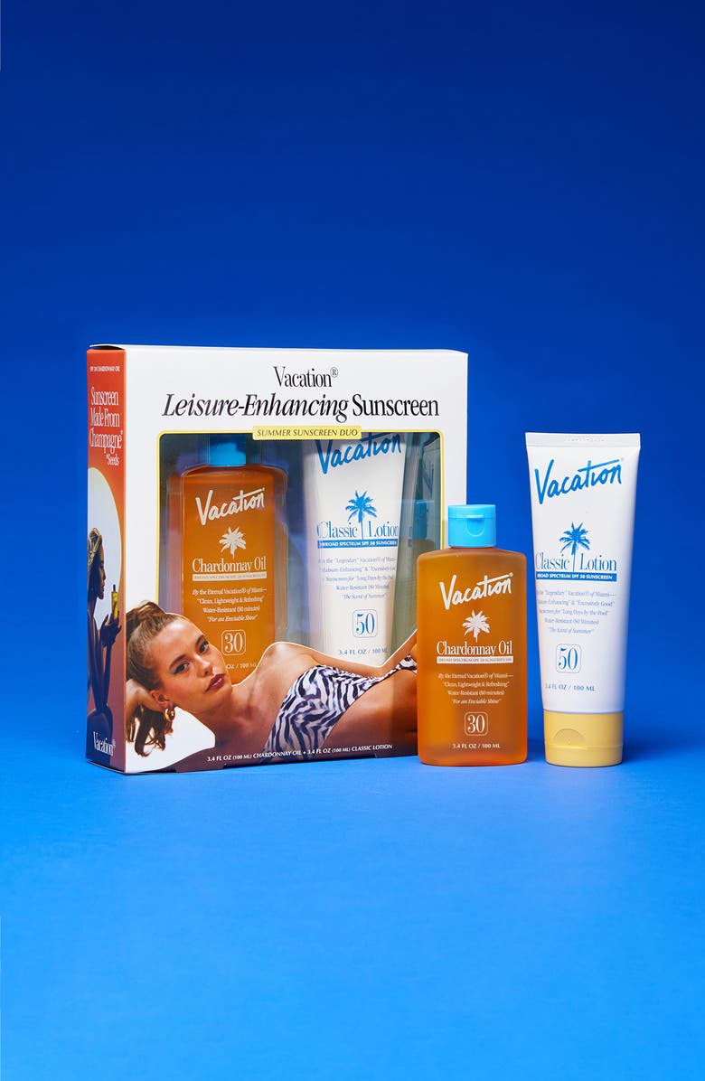 Vacation Leisure-Enhancing Sunscreen Summer Sunscreen Duo $41 Value, Alternate, color,