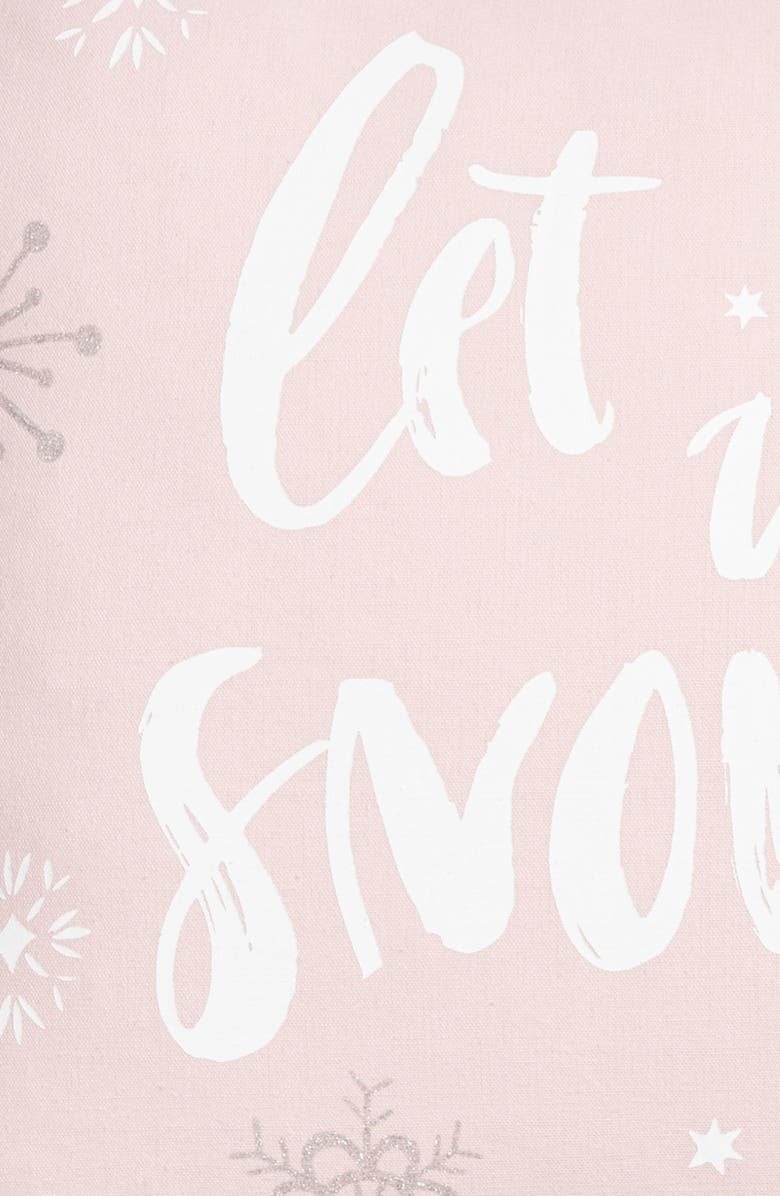 Levtex Let It Snow Pillow, Alternate, color,