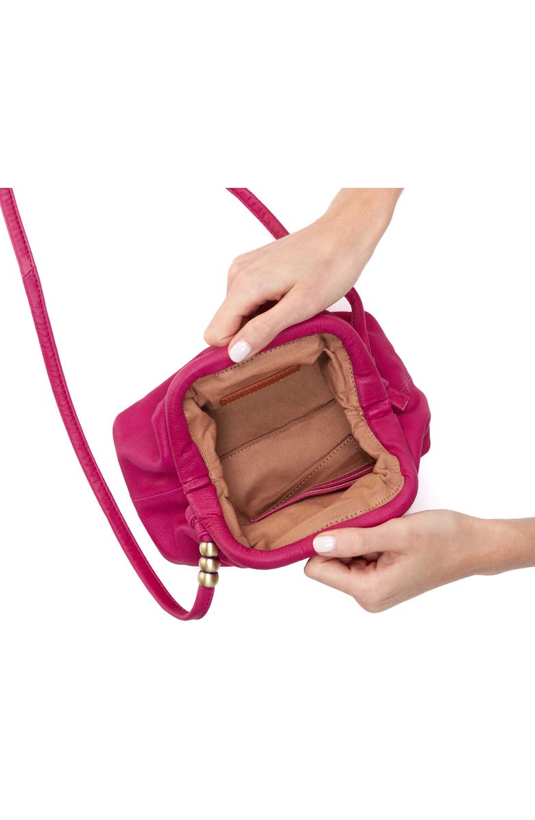 HOBO Adalyn Framed Leather Crossbody Bag, Alternate, color,