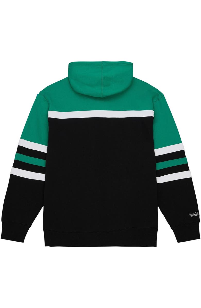Mitchell & Ness Men's Mitchell & Ness Black/Kelly Green Dallas Stars Head Coach Pullover Hoodie, Alternate, color, 