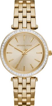 Michael Kors 'Mini Darci' Round Bracelet Watch, 33mm