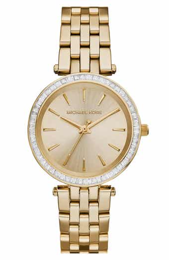 Michael Kors 'Mini Darci' Round Bracelet Watch, 33mm