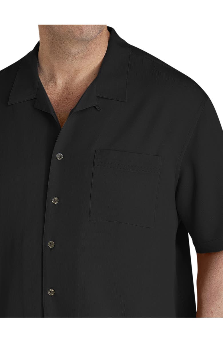 Oak Hill by DXL Solid Camp Shirt, Alternate, color,