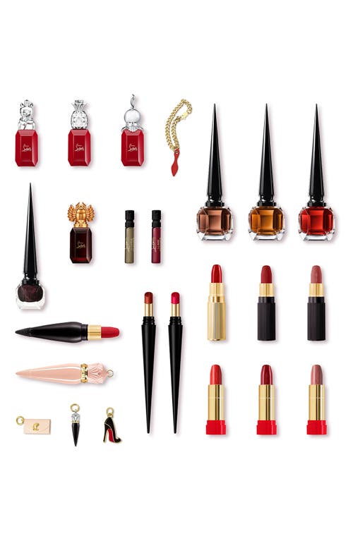Christian Louboutin Advent Calendar Gift Set In Transparent