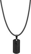 STEELTIME Men's Dog Tag Pendant Necklace