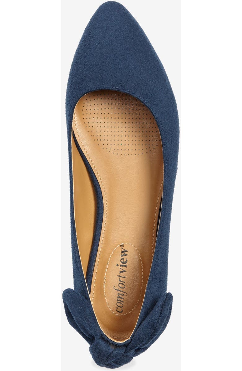 Comfortview The Nevelle Slip On Flat, Alternate, color, Black