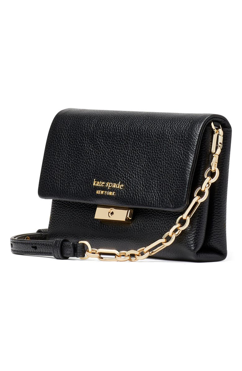 Kate Spade New York carlyle pebbled leather crossbody wallet, Alternate, color, 