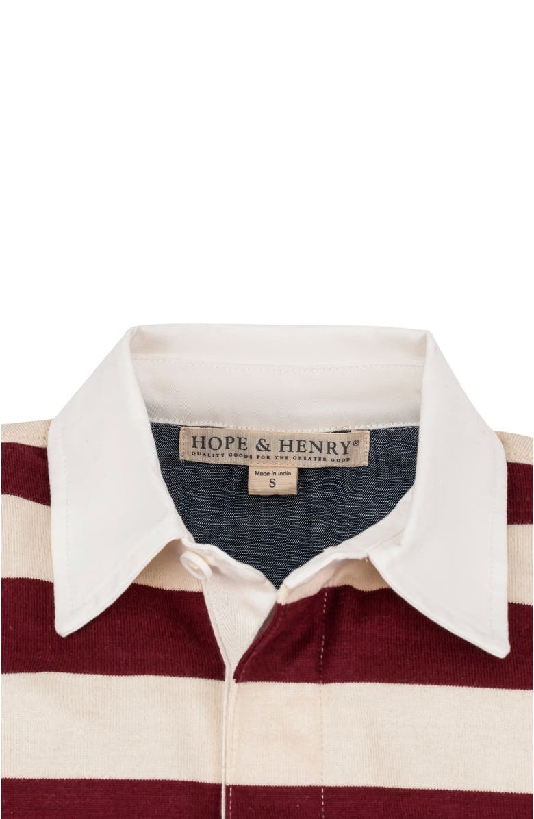 Hope & Henry Boys' Organic Rugby Shirt, Kids, Alternate, color, 