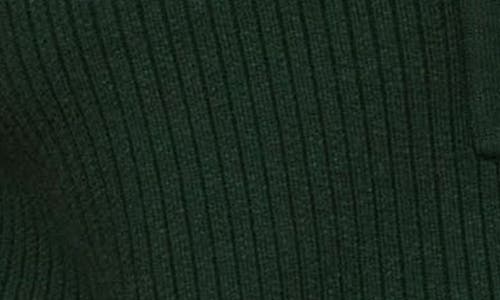 Blu Pepper Short Sleeve Mock Neck Sweater In Green