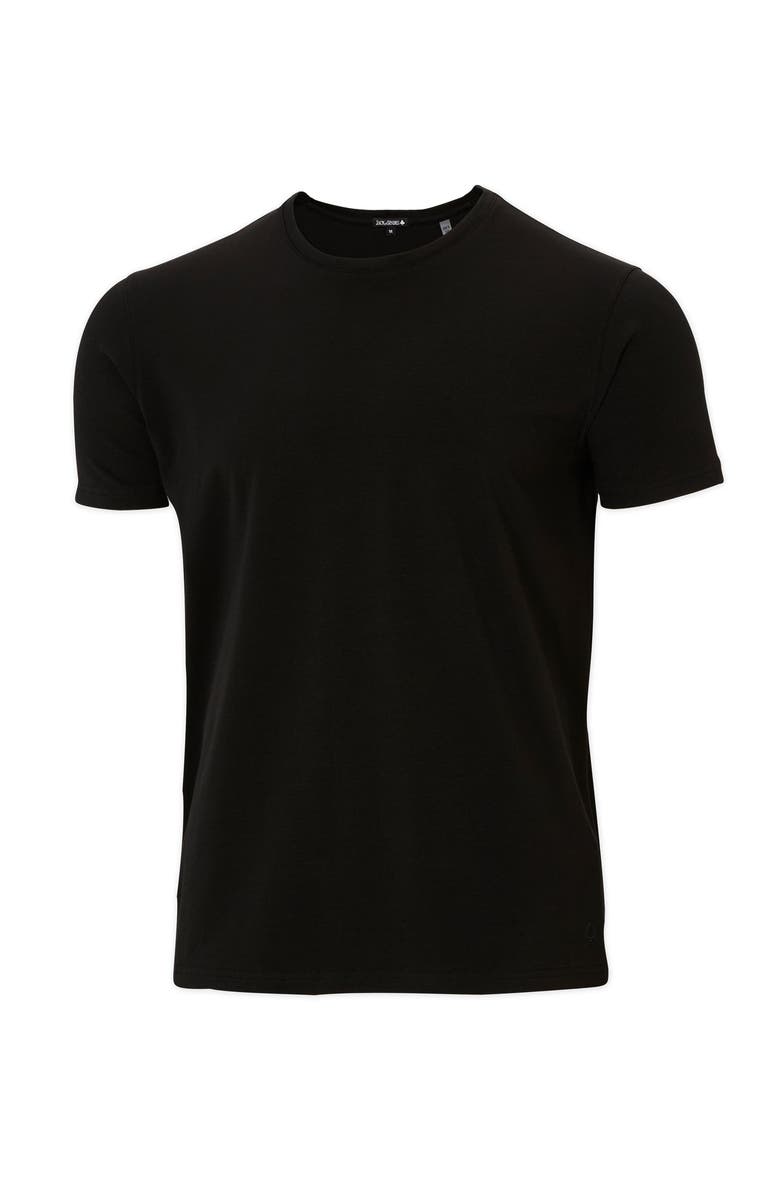 Jack Of Spades Peruvian Pima Cotton T-Shirt, Alternate, color, Black