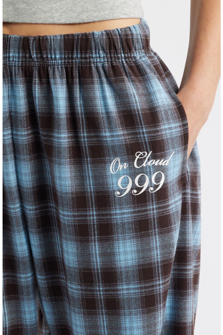 On Cloud 99 Wide Leg Pants, Alternate, color, BROWN/ BLUE