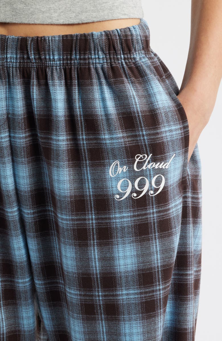 THE MAYFAIR GROUP On Cloud 99 Wide Leg Pants, Alternate, color, Brown/ Blue