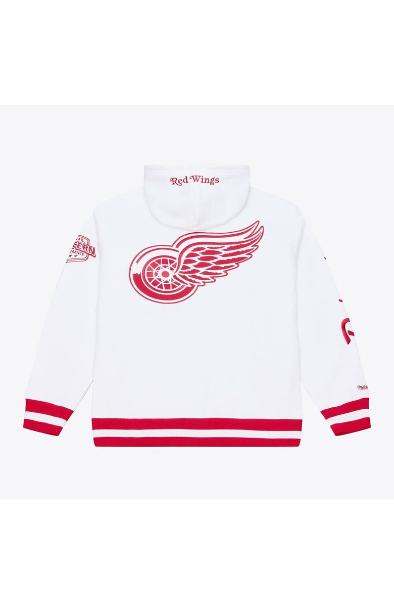 Mitchell & Ness Men's Mitchell & Ness White Detroit Red Wings Arctic Fleece Hoodie, Alternate, color, White