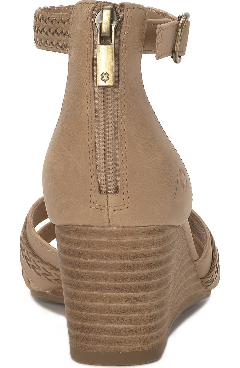 Lucky Brand Jaelah Wedge Sandal, Alternate, color, Cortado Sumhaz