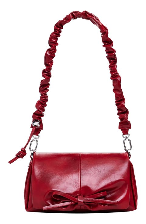 Faux Leather Crossbody Bag