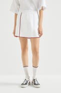 Brunello Cucinelli Mini skirt with logo